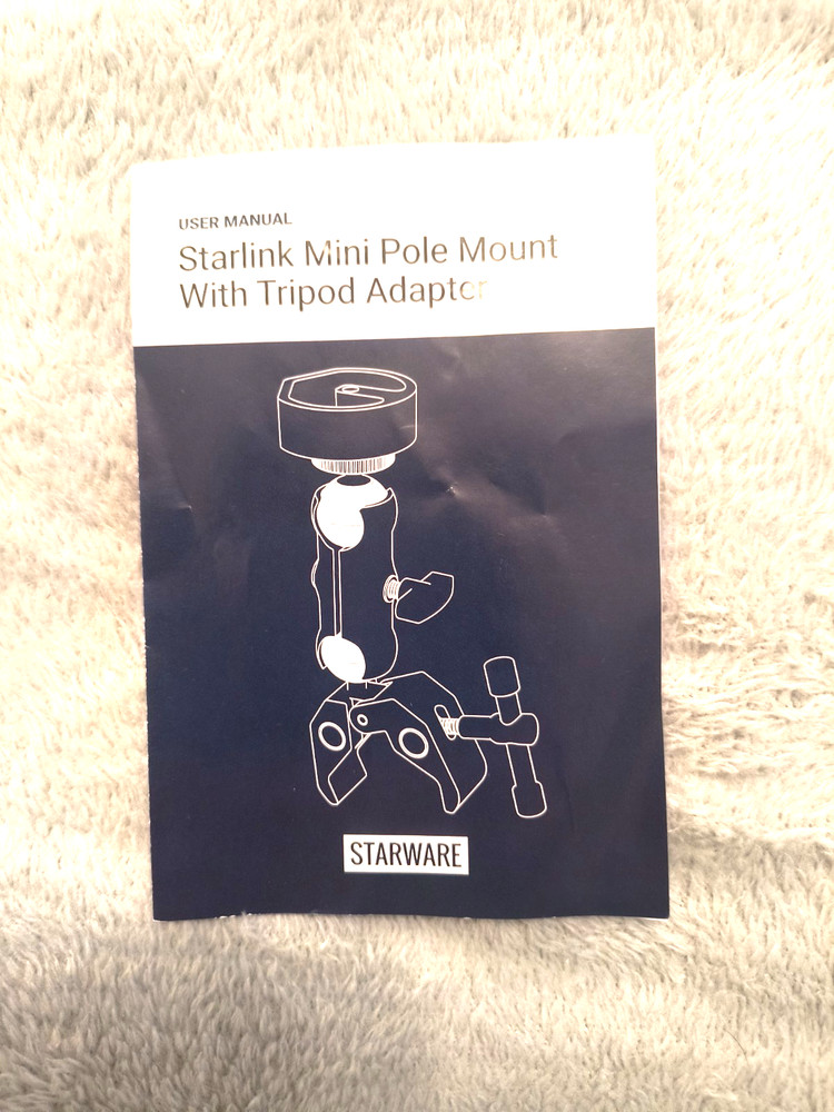 Starware Starlink Mini Pole Mount w/ Tripod Adapter Model M63