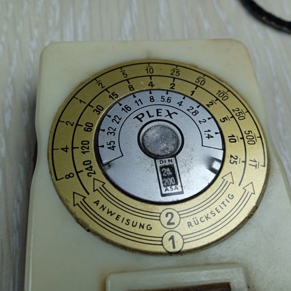 PLEX Camera Light Exposure Meter Working Vintage #0170