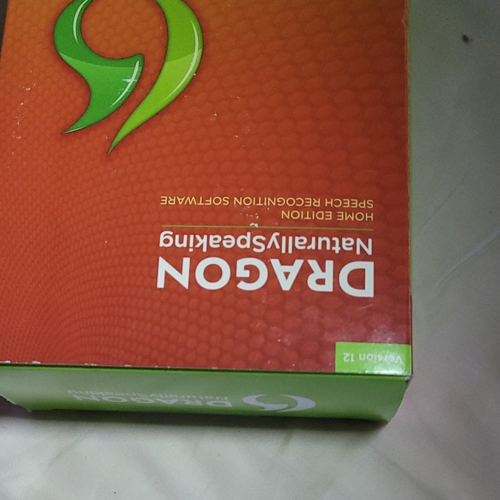 Nuance Dragon NaturallySpeaking 12 Home Speech Recognition Software Windows 7 E…