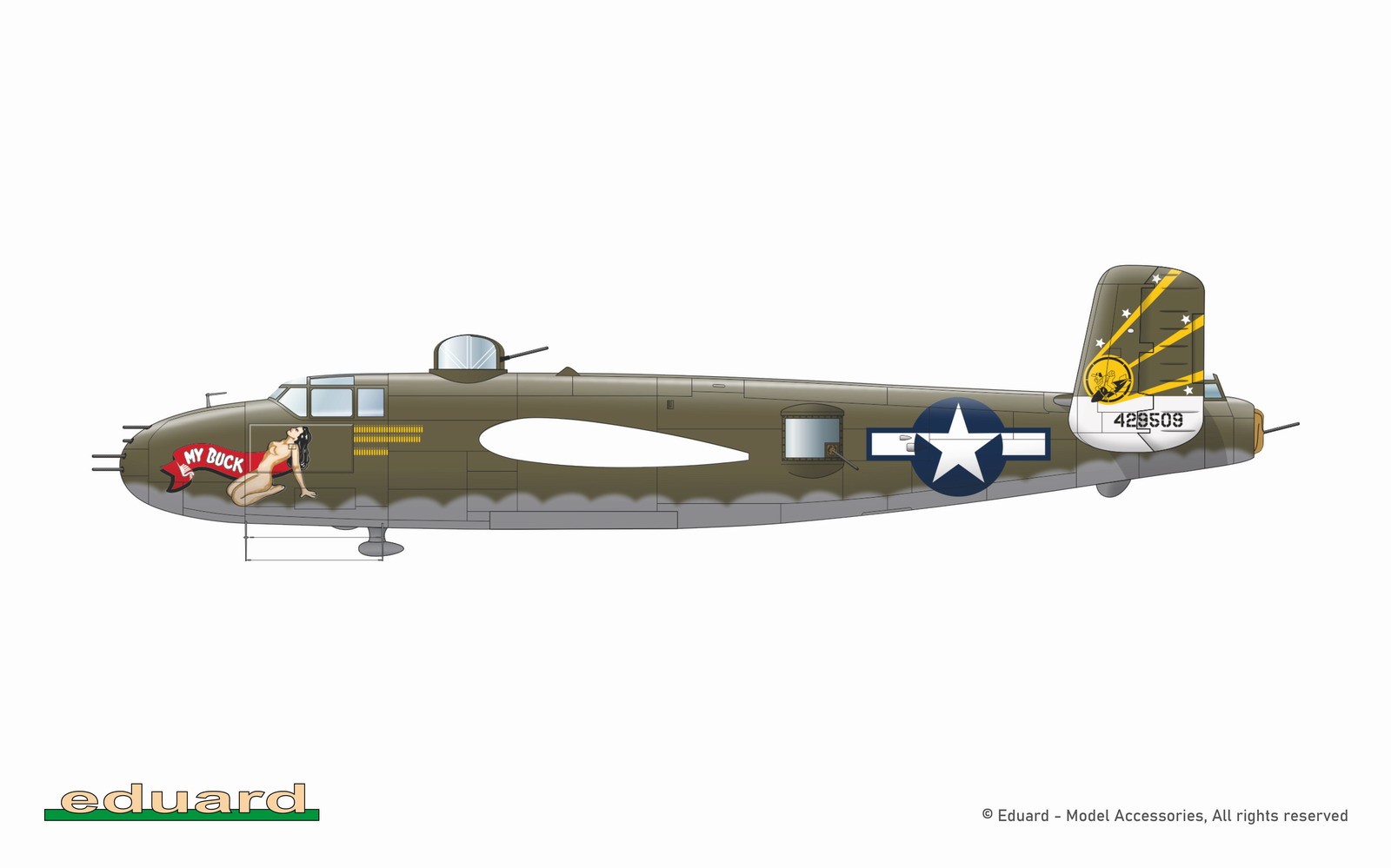 Eduard 1/48 'Strafer' B-25J Mitchell 548001