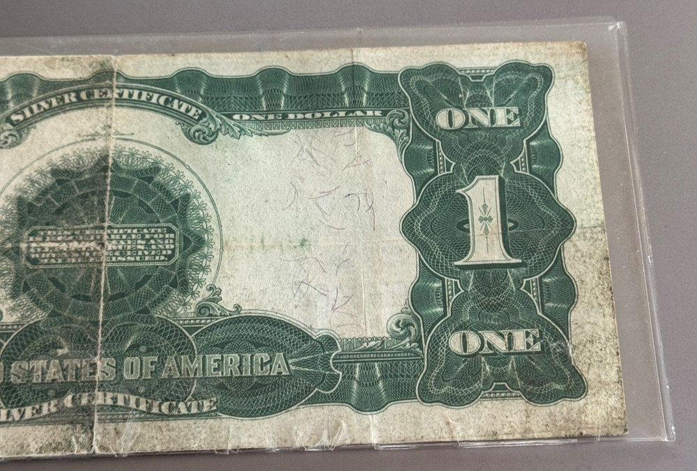1899 $1 Silver Certificate Note One Dollar BLACK EAGLE US Paper Currency .