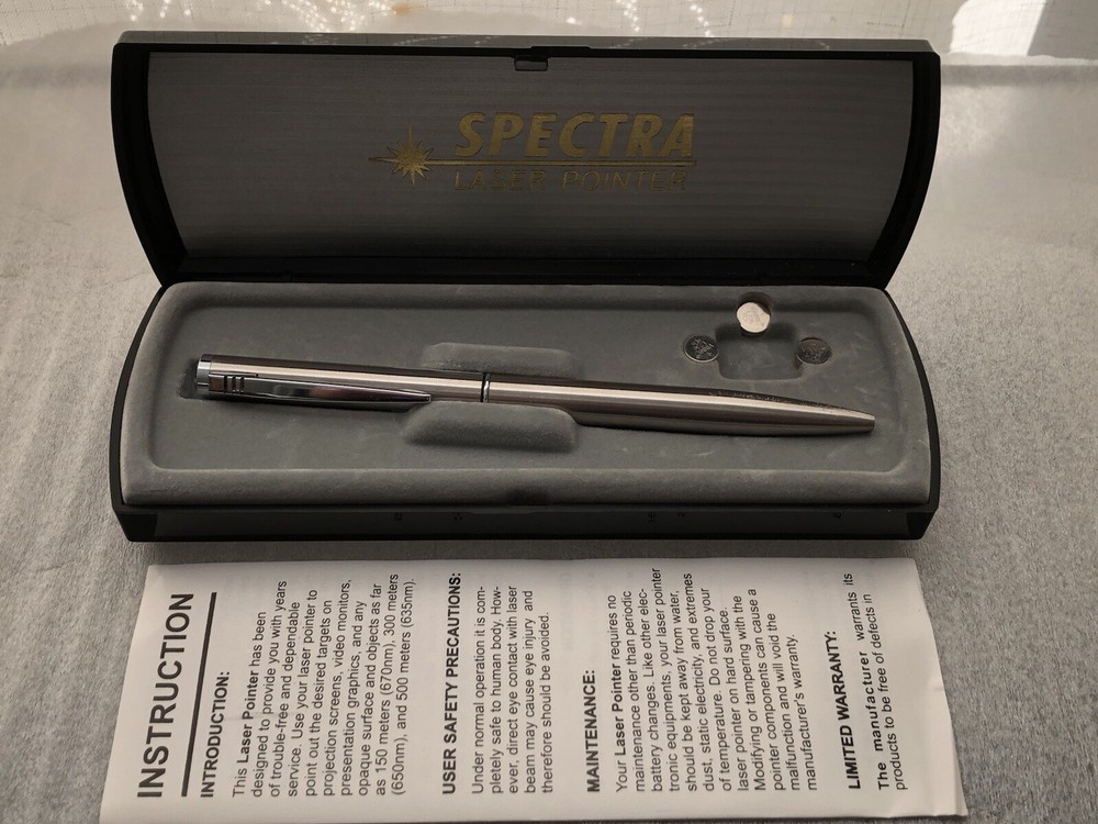 Spectra Laser Pointer In Original Case