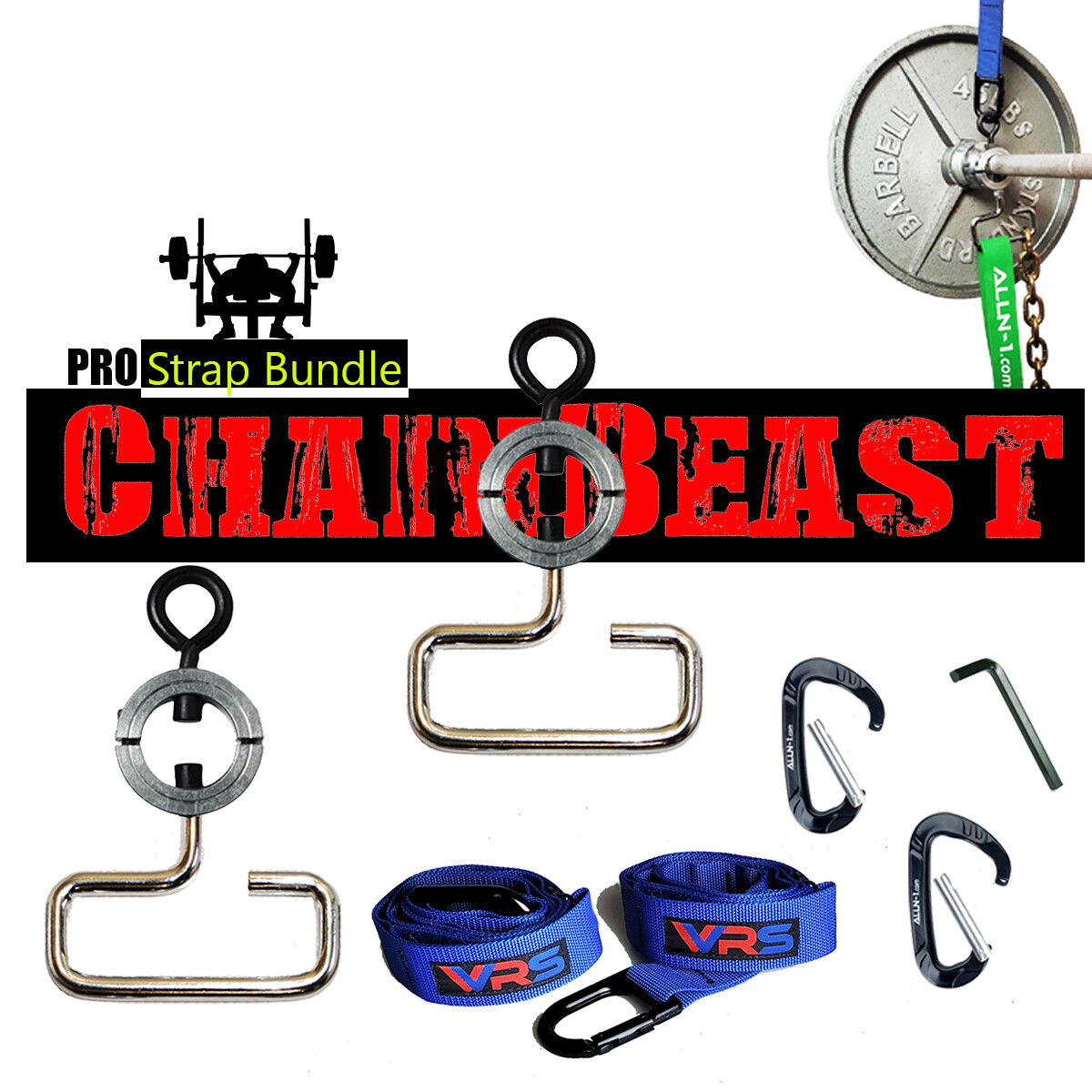 ChainBeast - Stronger & Safer Training Bundle - Included Chains & Safety Straps