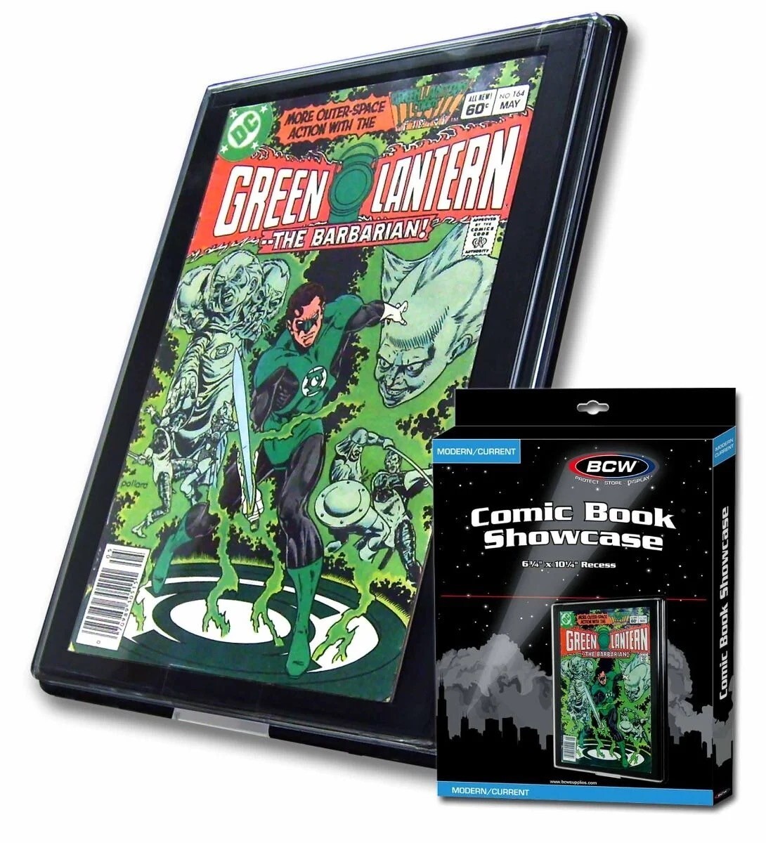 BCW Comic Book Showcase - Framed Display Case - Hangs On Wall - Current Size