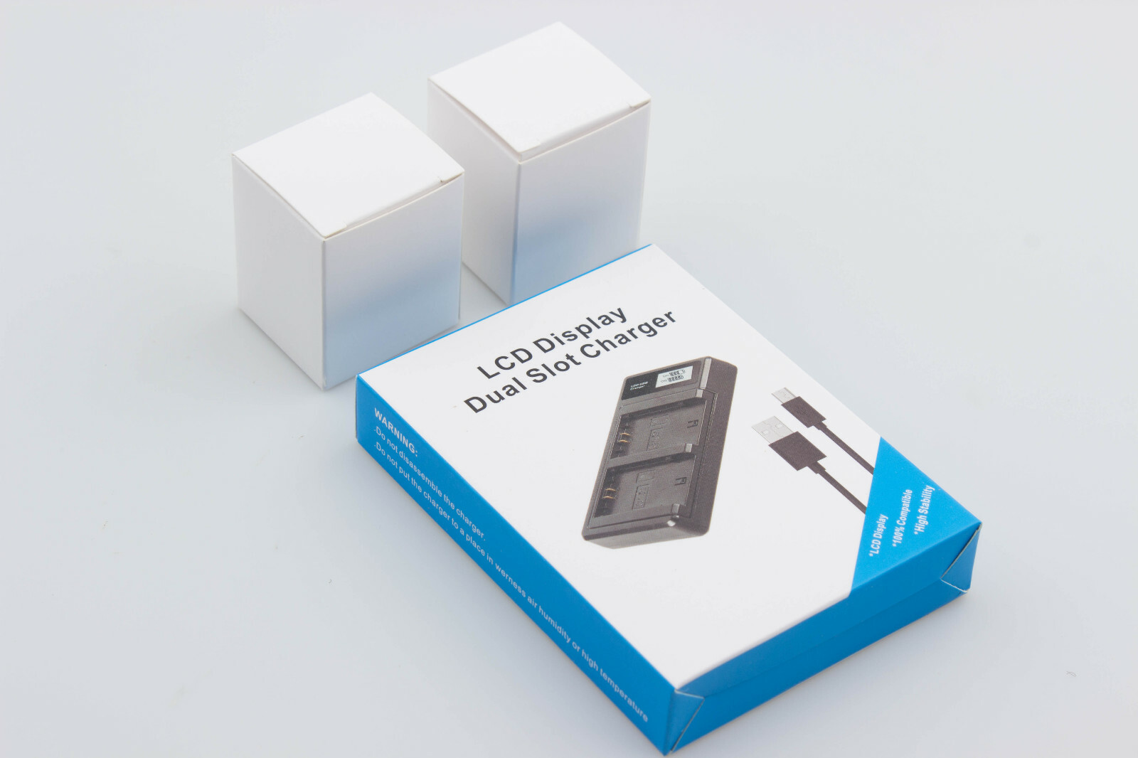 2-Pack 2440mAh A-1 A-1B Battery & LCD Charging Station for Arlo Pro Arlo Pro 2