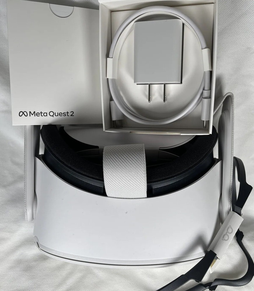 Oculus Meta Quest 2 128GB VR Headset - White Headset ONLY No Controllers