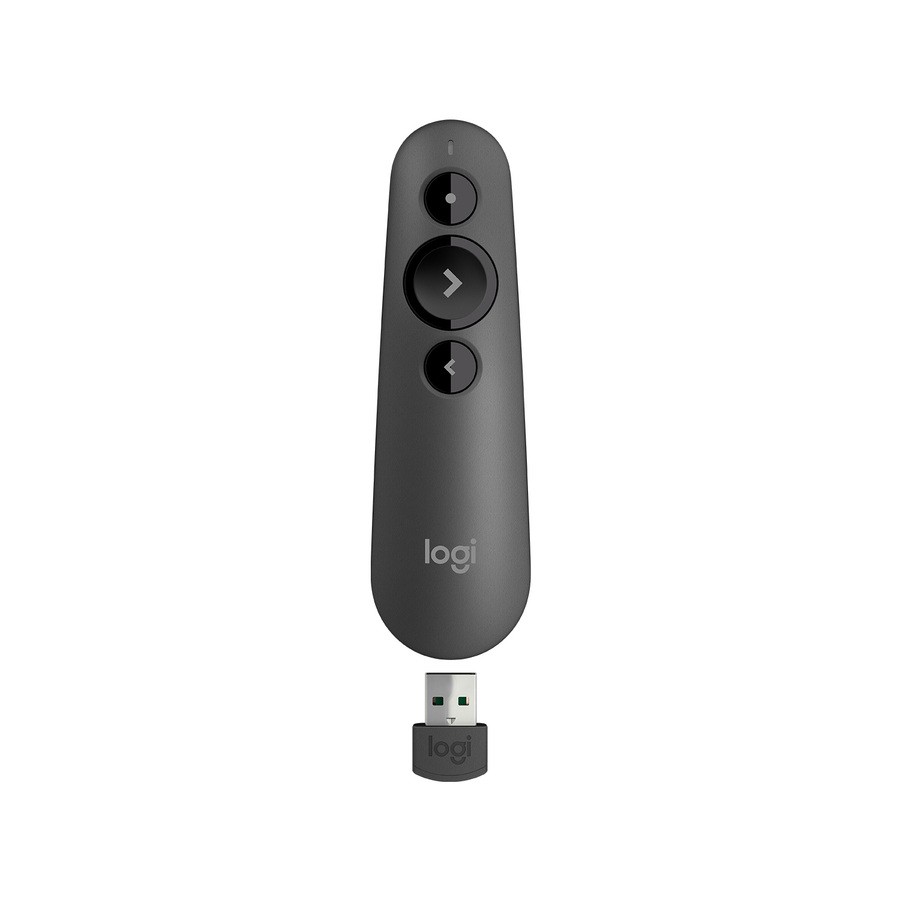 Logitech 910-006518 R500s Laser Presentation Remote, Bluetooth, USB-A Receiver