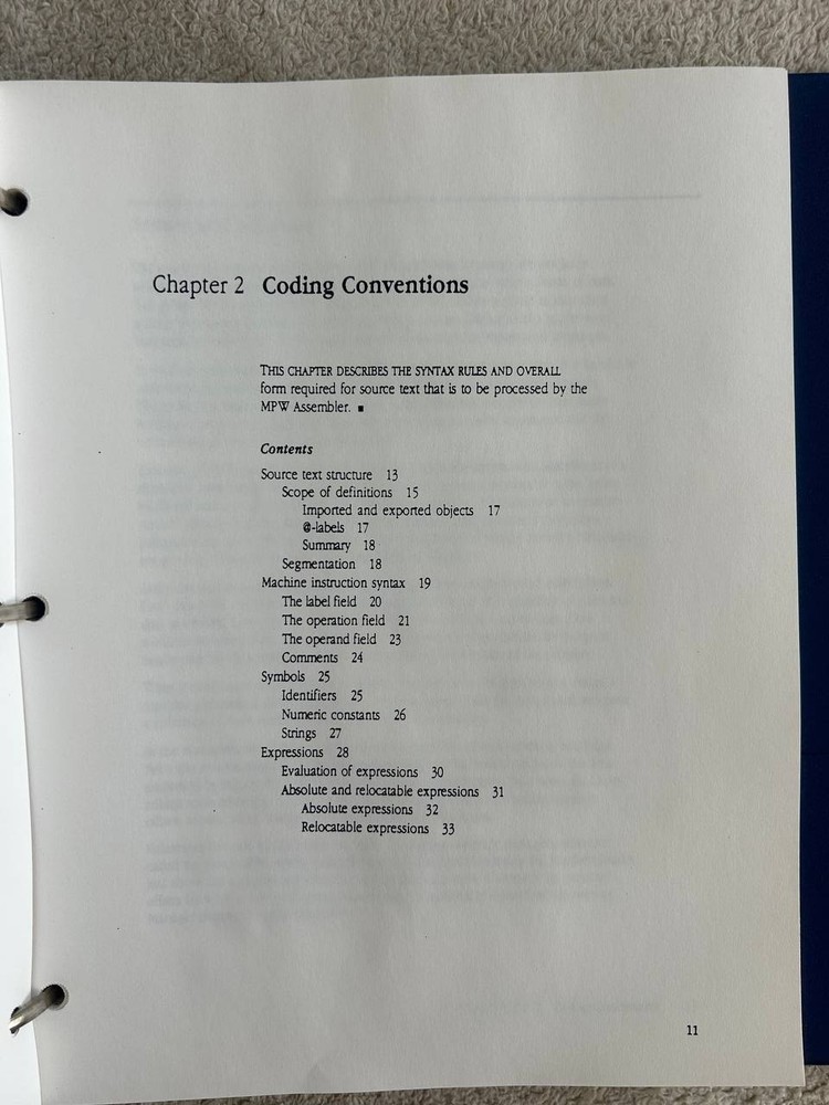 Vintage MPW 3.0 Pascal & C Reference Manuals Apple Macintosh Programmer