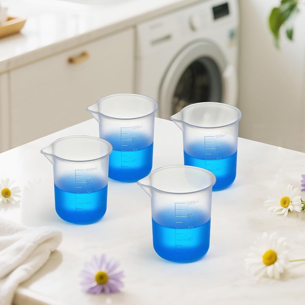 4PCS Silicone Laundry Detergent Cup Holder - Liquid Laundry Detergent Dispenser