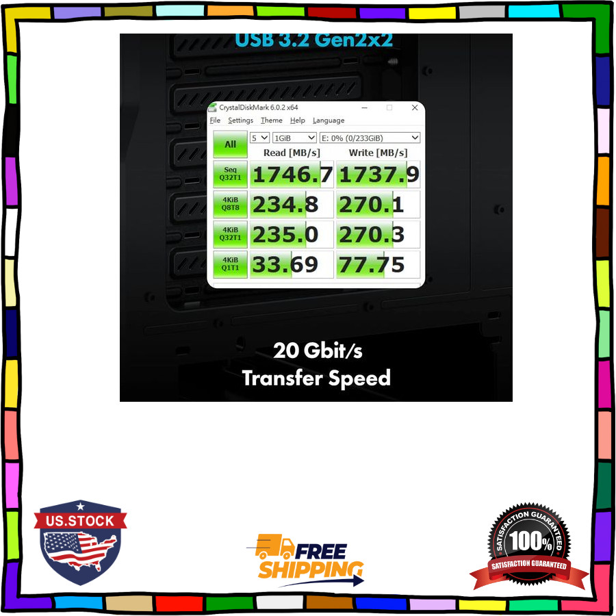 3.5 Inch Front Panel USB C Hub, Sd/Microsd Internal Card Reader, 20Gbps USB 3.2