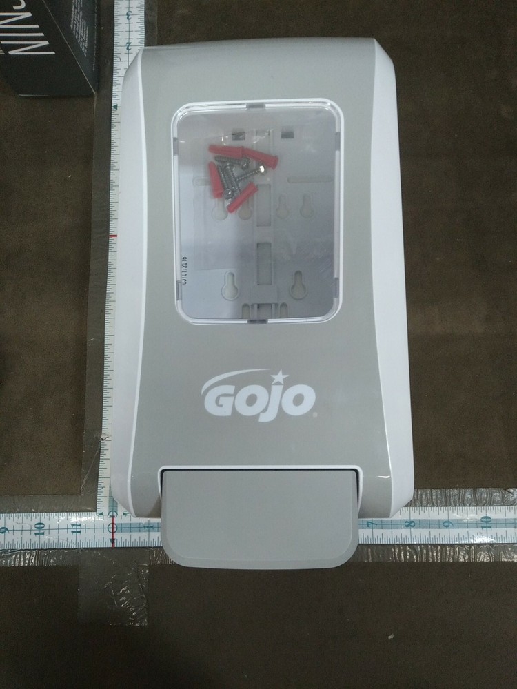 Gojo hand soap dispenser push style with hardware