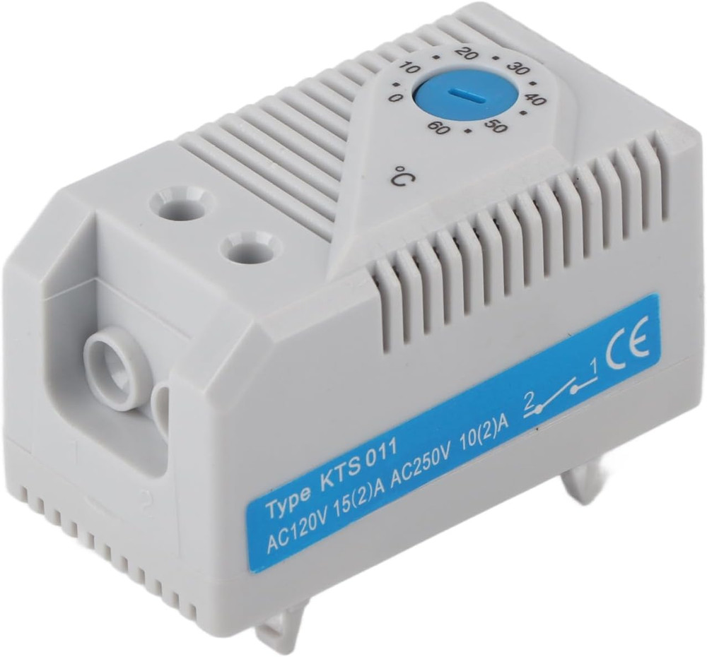 Mechanical Thermostat, 0-60 Adjustable Normally Open Temperature Controller Swit
