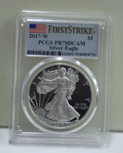 2017 Bullion Silver Eagles PCGS PR-70 DCAM Silver Eagle First Strike
