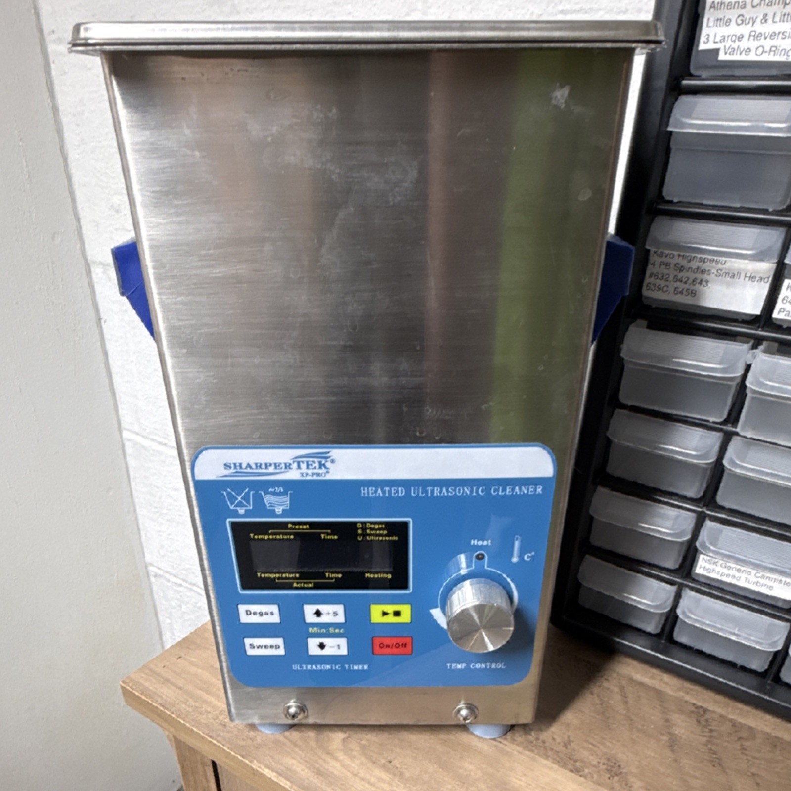 SharperTek XP-Pro Heated Ultrasonic Cleaner Professional Digital Stainless Steel