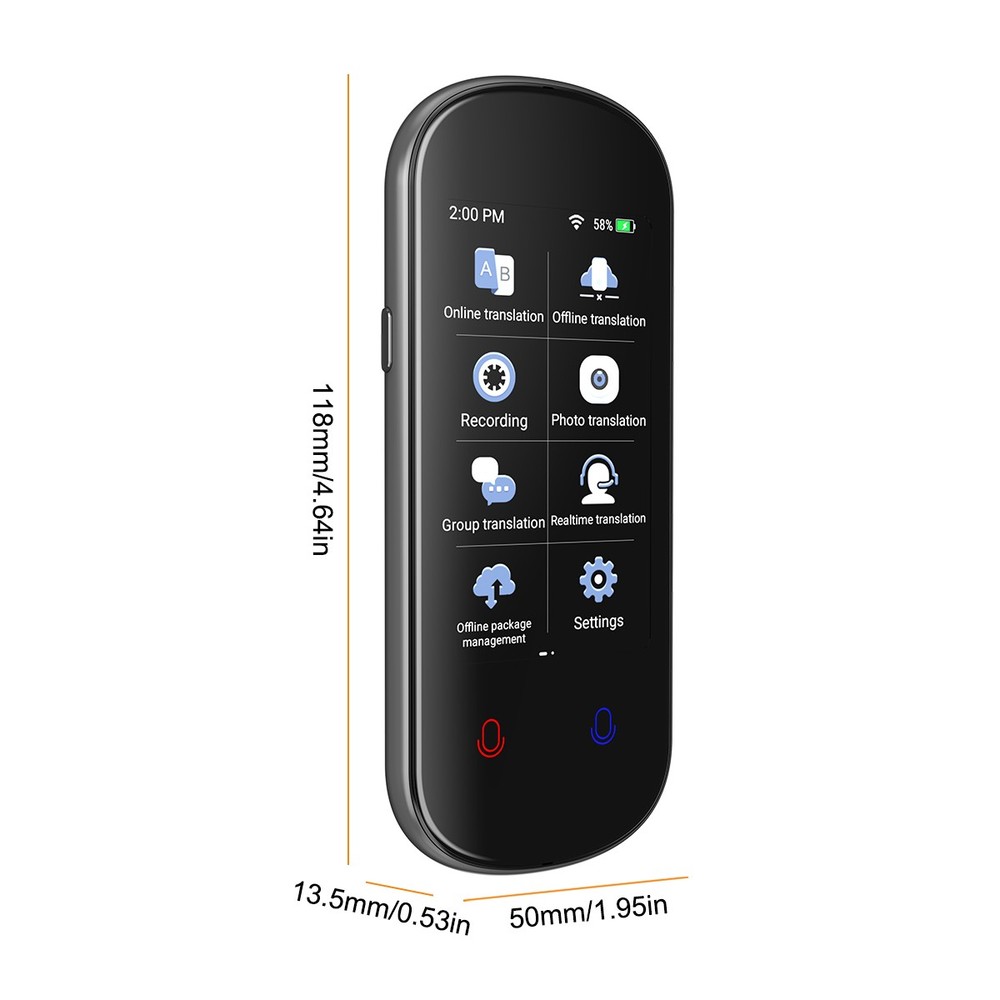 139 Language Translator Device Languages Two-Way Real-Time Language Translator