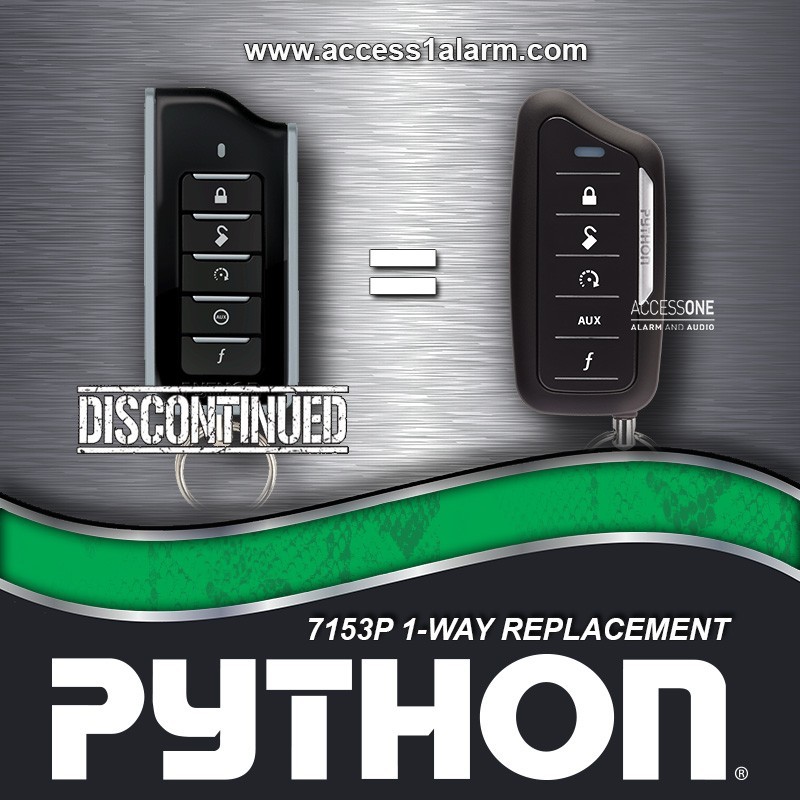 Python 7153P 1-Way 5-Button Remote Control For 414 4104P New 7154P EZSDEI7153
