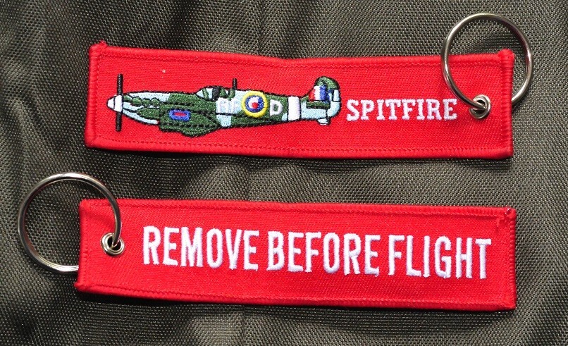 SPITFIRE embroidered keychain