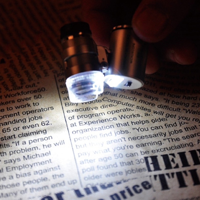 Portable Microscope with 60X Magnification Scratch-Resistant Lens for Hobbyists