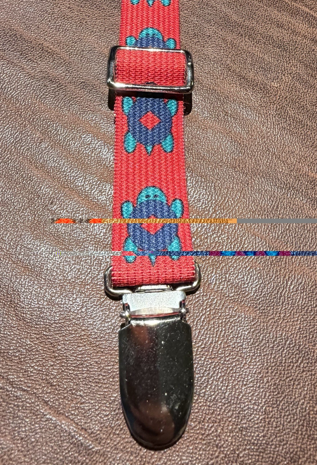 Youth Red Turtle Suspenders