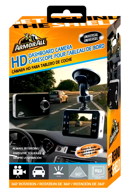 Armor All HD Dashboard Camera 360 Rotation - Universal