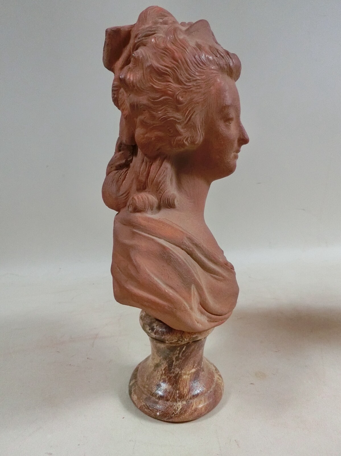 Pr Lg Louis XVI & Marie Antoinette Busts Faux Plinths French Grand Tour Interest