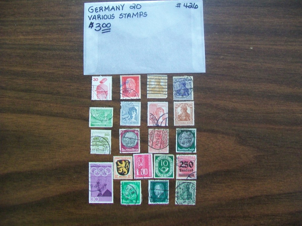 Germany Postage Stamps - Germany - Vintage - 20 Various Stamps (426)