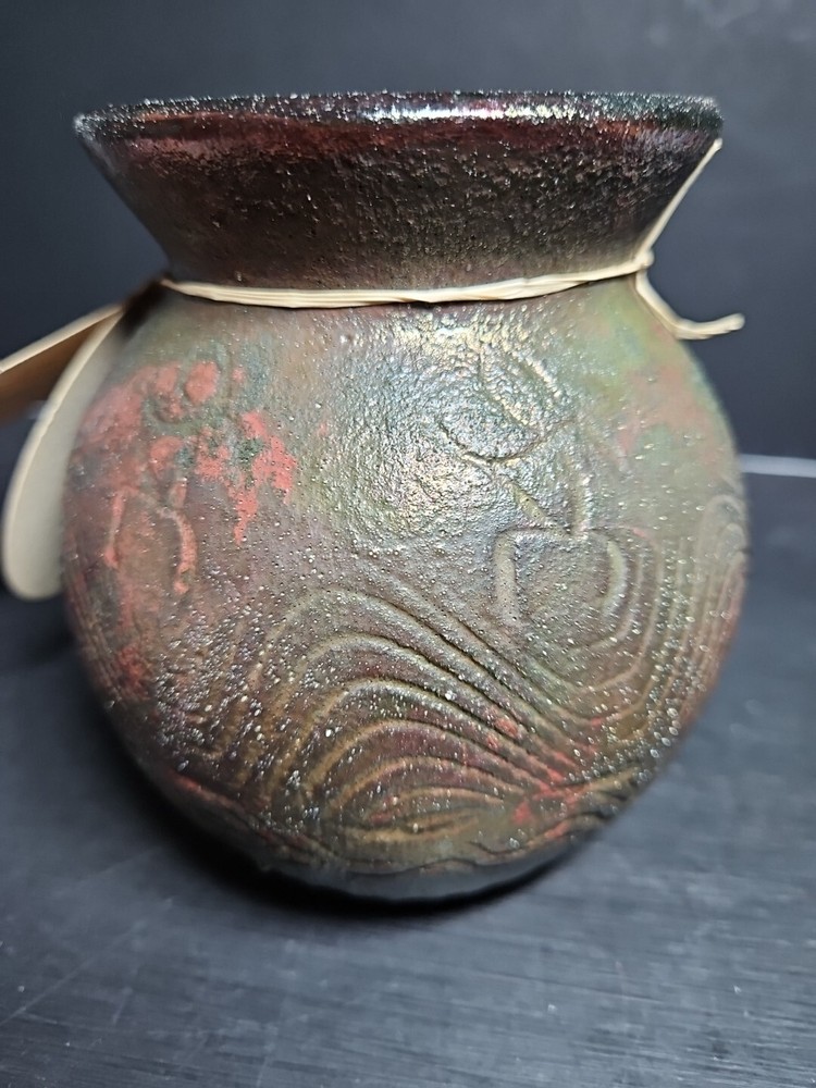 Robert Parrish Raku Vase