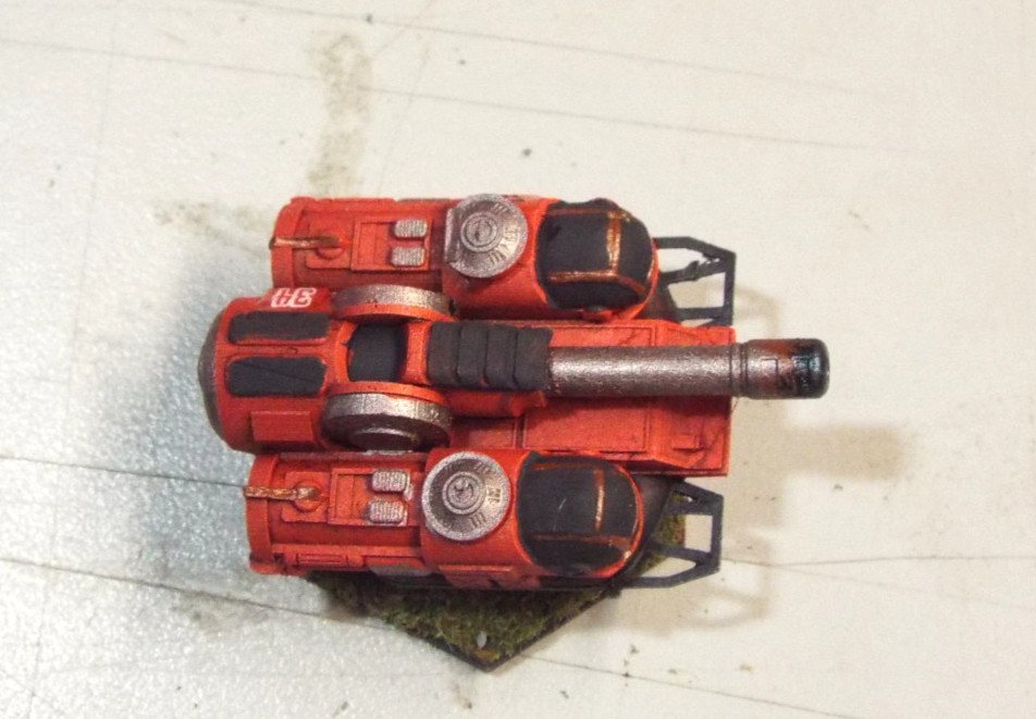 BATTLETECH SRM 71 HOVER TANK [KELL HOUNDS] (3D-PRINTED, PAINTED)