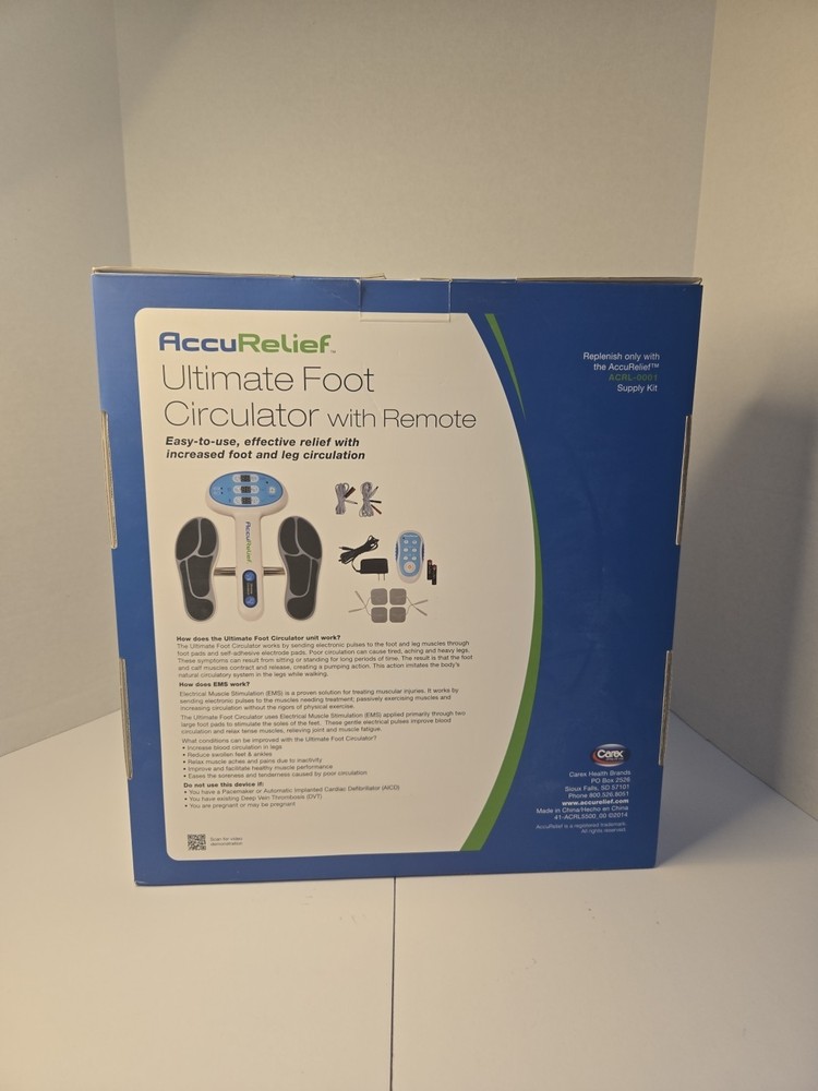 AccuRelief Ultimate Foot Circulator with Remote
