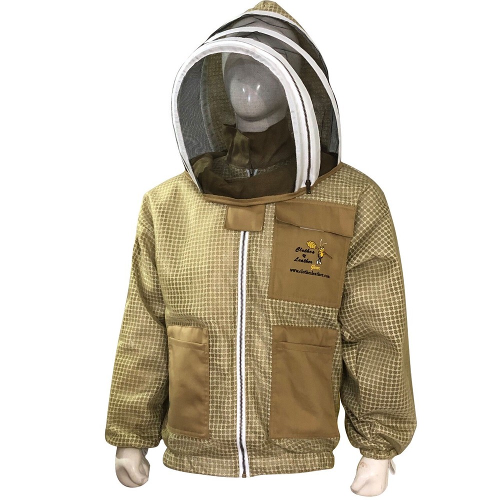 Beekeeping Ventilated Jacket Protection Beekeeper with Fency veil