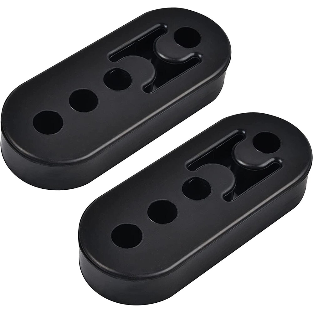 2 x 4 Hole Polyurethane Exhaust Tail Pipe Hanger Insulator Mount Holder Bracket