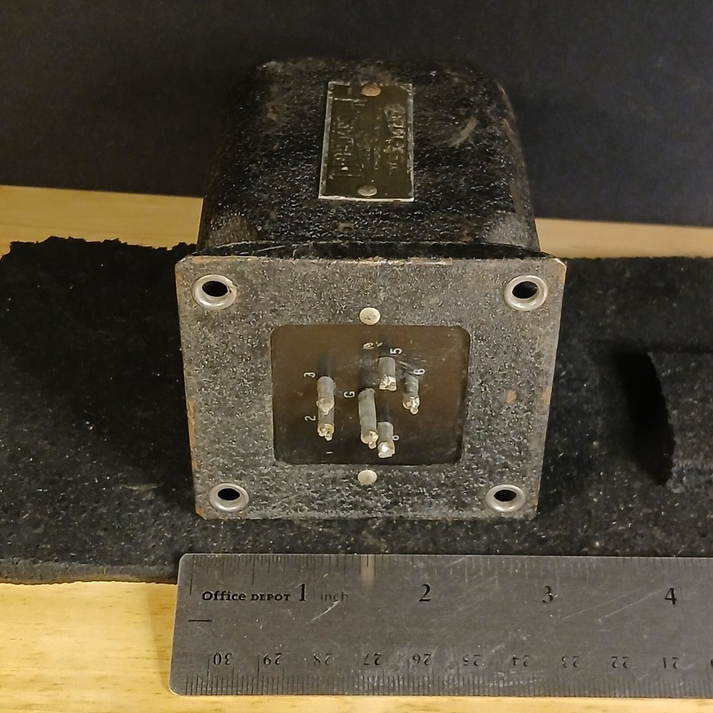 1950's Thordarson C.H.T Type T-15C34 Rounded Square Transformer