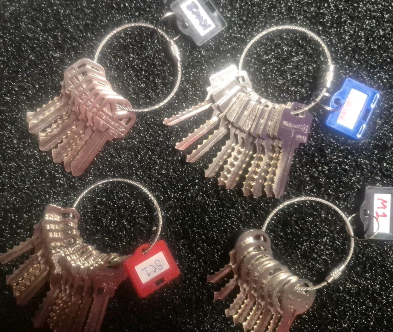 🔑 Space & Depth Keys Lot! 4 Sets! M1 + KW1 + SC1 + WR5 BUNDLE LOCKSMITH LOT 🔑