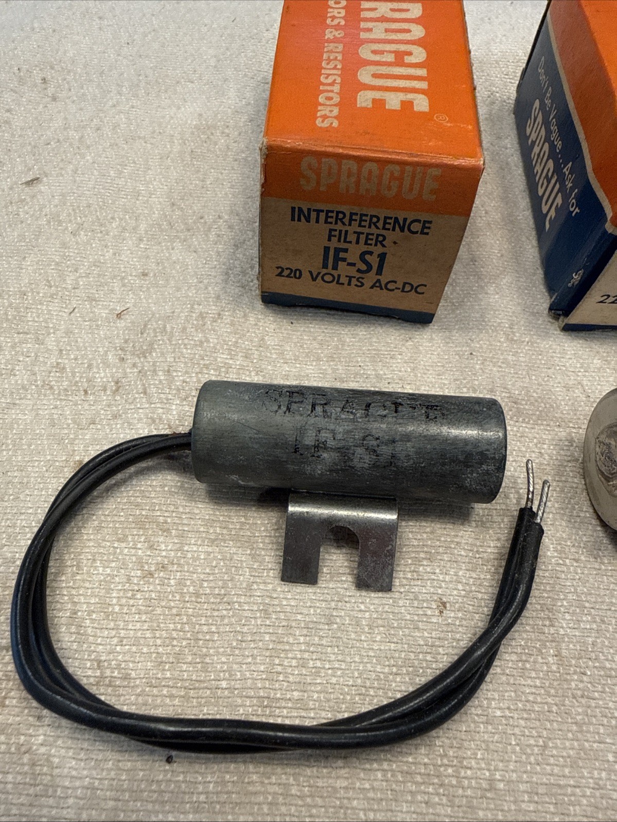 NOS Sprague Interference Filter IF-S1/ IF-21 220 Volts AC-DC