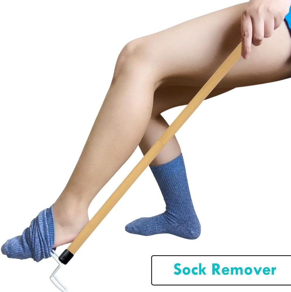 27'' Dressing Stick, Long Stick for Elderly, Disabled, Limited...