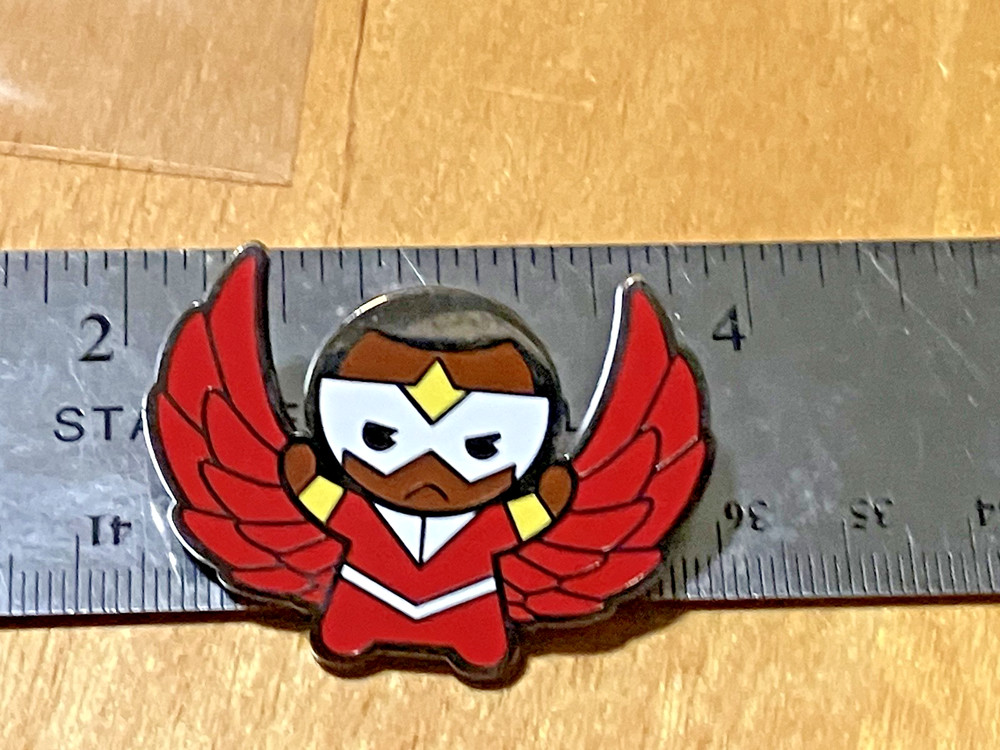 Marvel FALCON SET Collector Corps Embroidered PATCH + Funko Chibi PIN Licensed