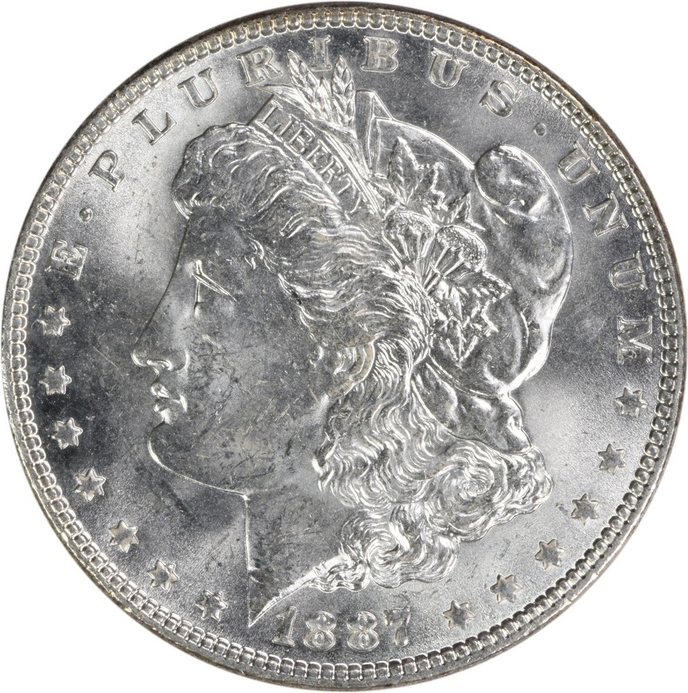 1887 Morgan Silver Dollar BU Uncertified #904