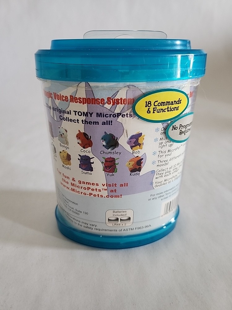 2002 MicroPets •Bongo• Open Package • Works