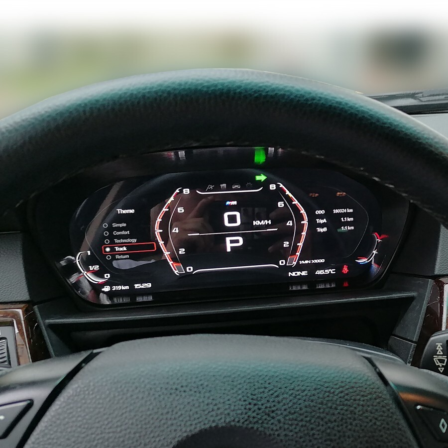 12.3''DigitaI Instrument Cluster For BMW 5 Series E60 E61 E63 E64 M5 Speedometer