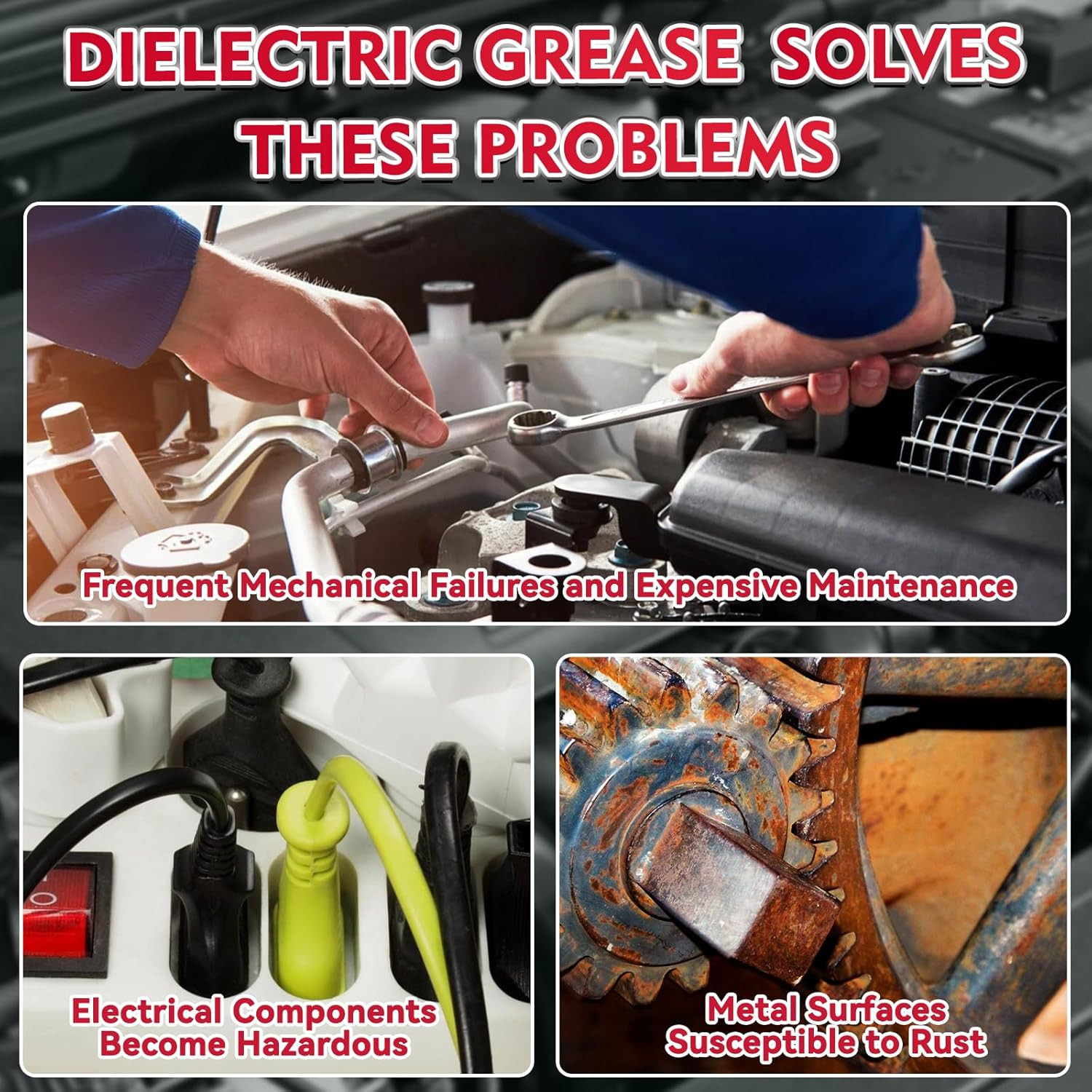 Silicone Dielectric Grease for Electrical Connectors Automotive, Spark Plug Grea