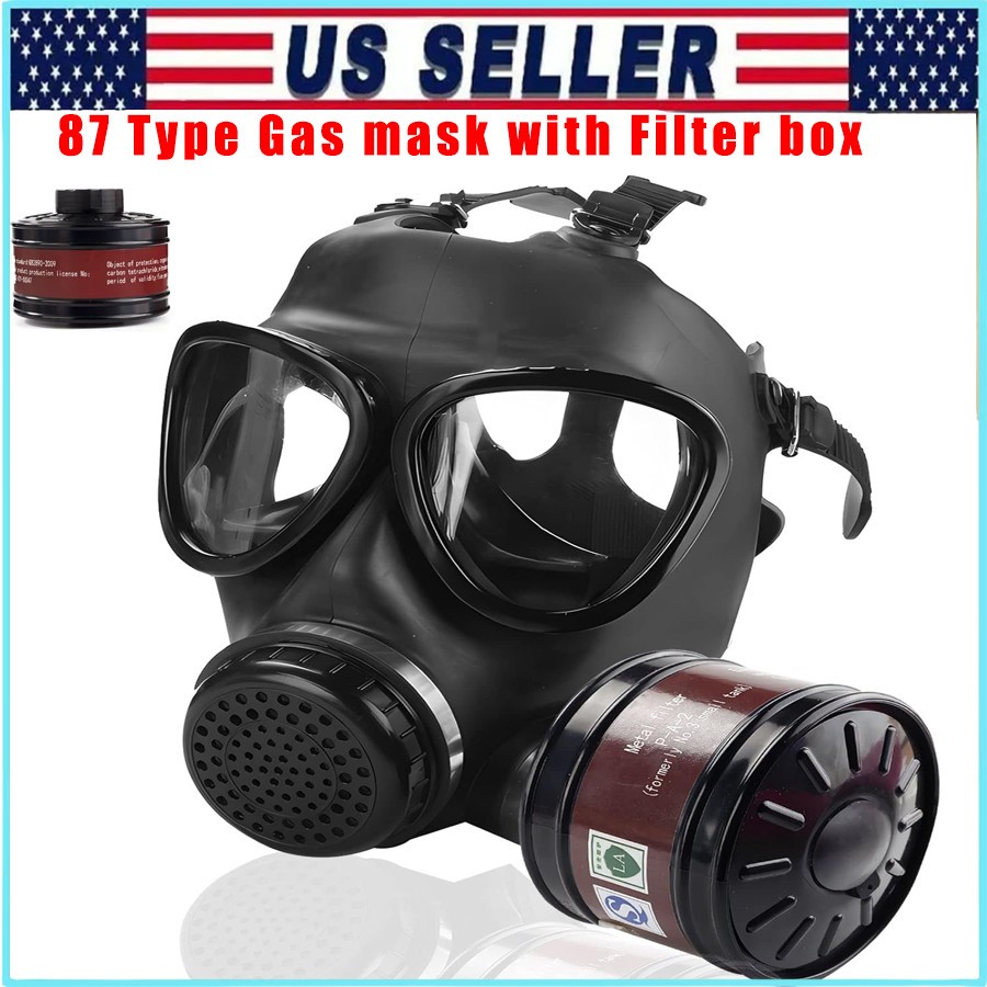 Gas Masks Survival Nuclear and Chemical, Respirator Mask with Filters