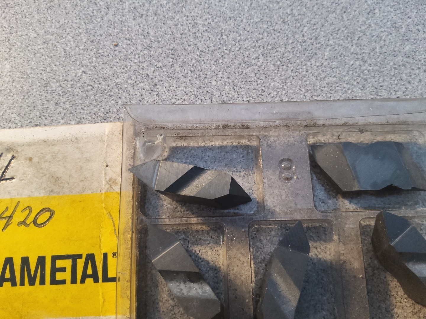 KENNAMETAL NTP 4L THREADING INSERTS K420 GRADE 5 INSERTS