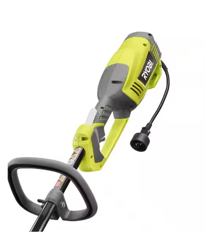 RYOBI 18 in. 10 Amp Attachment Capable Electric String Trimmer