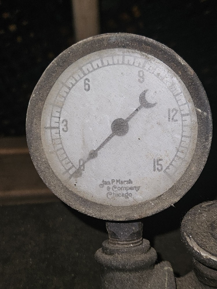 steam punk 1900's compressor