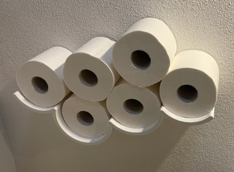 Toilet Paper Cloud Organization | Toilet Paper Shelf | Cloud Roll Formation