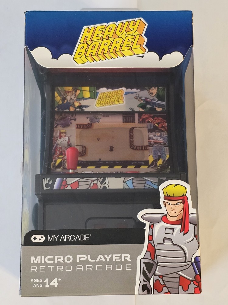 Heavy Barrel My Arcade Micro Player Mini Retro Arcade Game Machine New NIB 2017