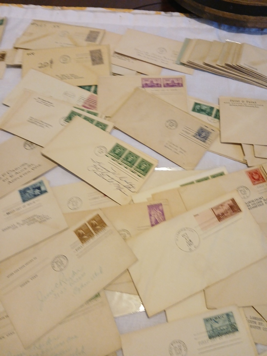 U.S.-1930's-40's-50's-60's-lot of 100 Early Postal Covers Random Pull FDC Estate