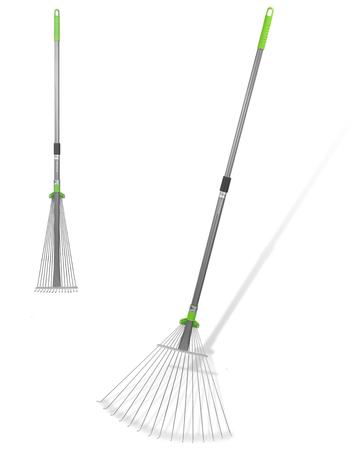 WORKPRO Leaf Rake for Gardening Heavy Duty Metal Rakes Tool for Garden Yard USA