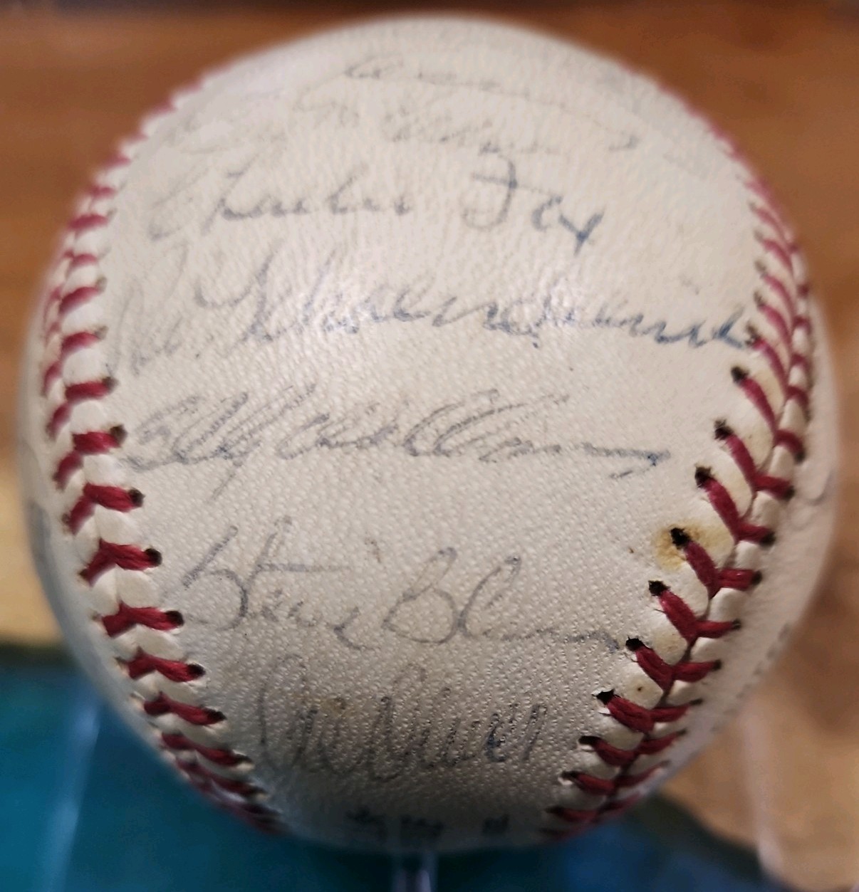 ⚾️1972 All-Star Team Signed Baseball! Clemente/Mays Sweet Spot! Hank Aaron*JSA⚾️