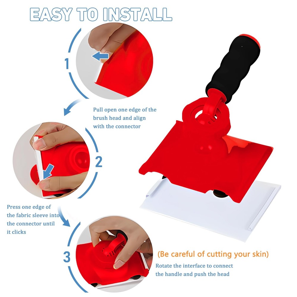 Paint Edge Trimmer with Pad Refills, Corner Pad Painter for Walls | Sharp Clean